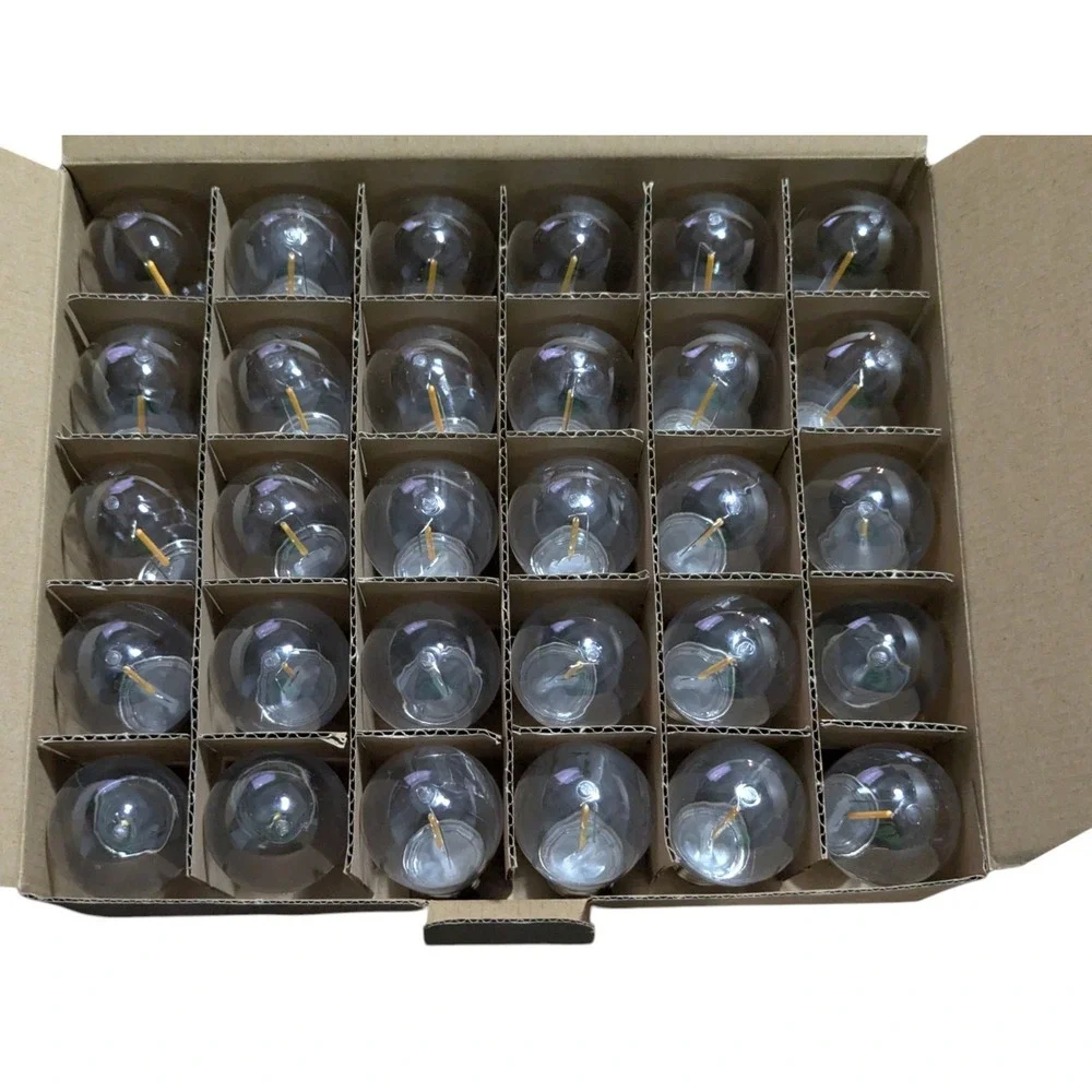 Svater S14 Replacement LED Light Bulbs, E26 Candelabra Screw Base Sockets 30 Pk